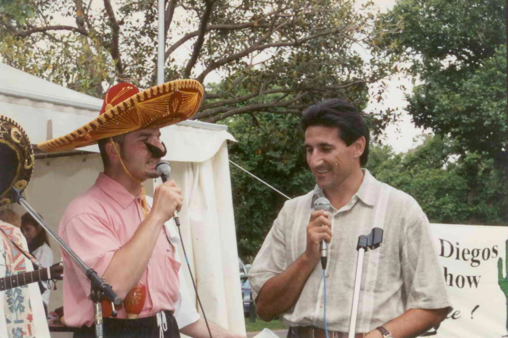 Carlos (going through a mexican phase) with the great Charlie Yankos