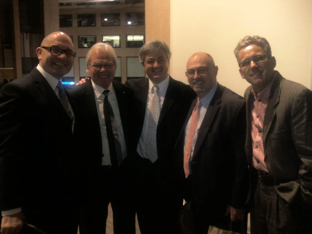 The Diegos with The Godfather, Les Murray