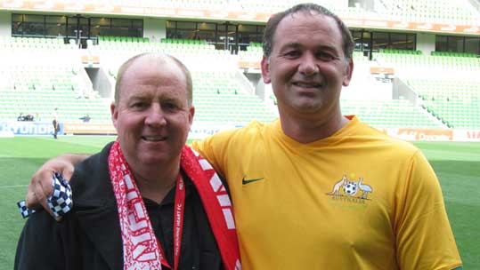 Warren with the Macedonian marvel John Markovski