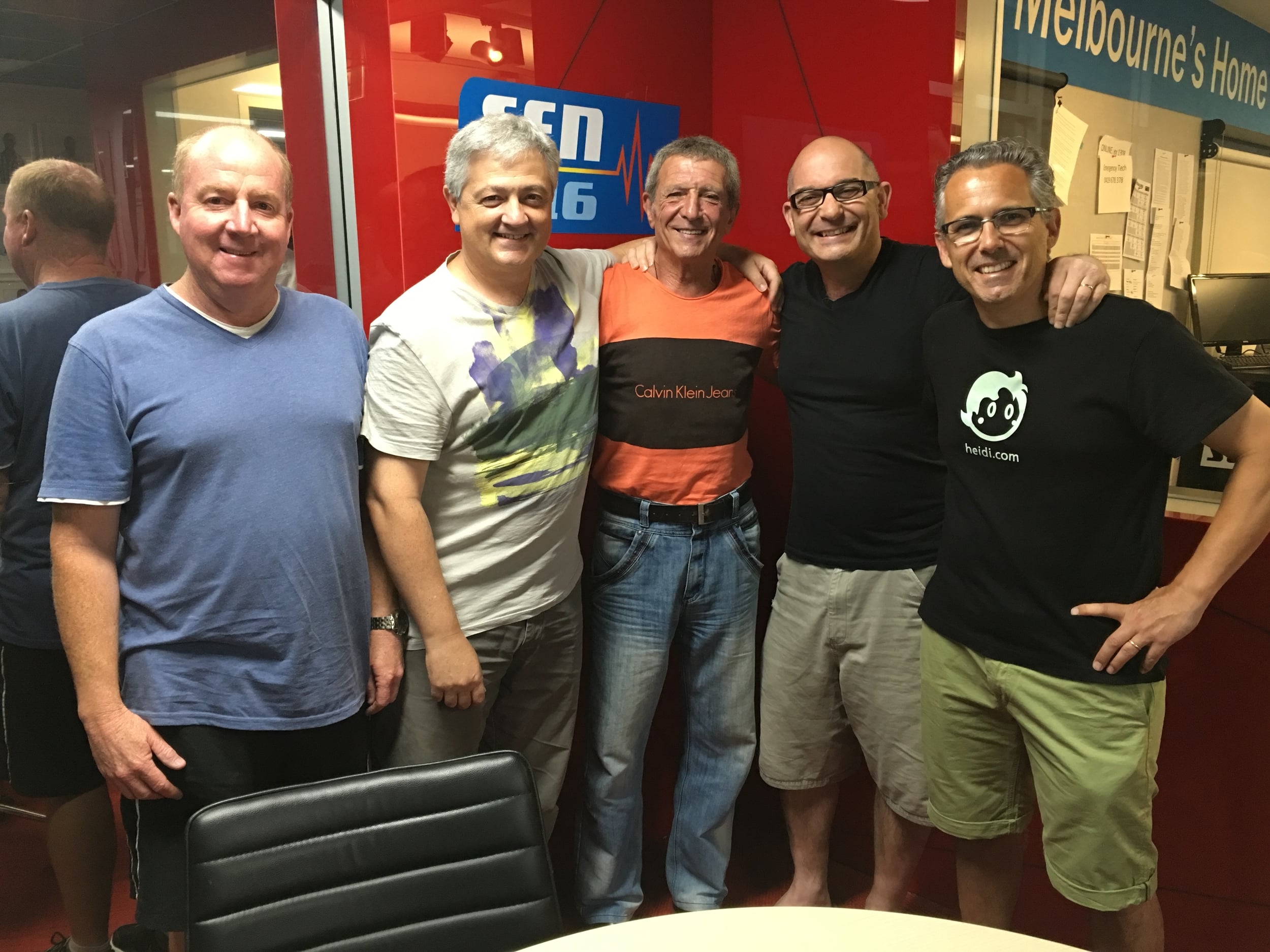The boys with Hellas great Ulysses Kokkinos