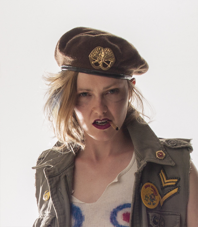 I selected this image for the face. She really seemed to have captured that certain look of determined baddassery that I was looking for. #nailedit