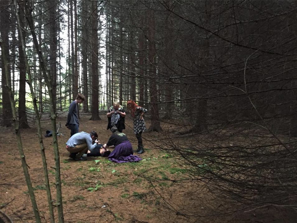 Behind the scenes photos graciously provided by Kory Zuccarelli . 