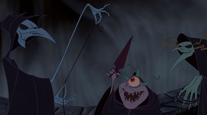 This is how Disney depicted the sisters in the movie Hercules. 