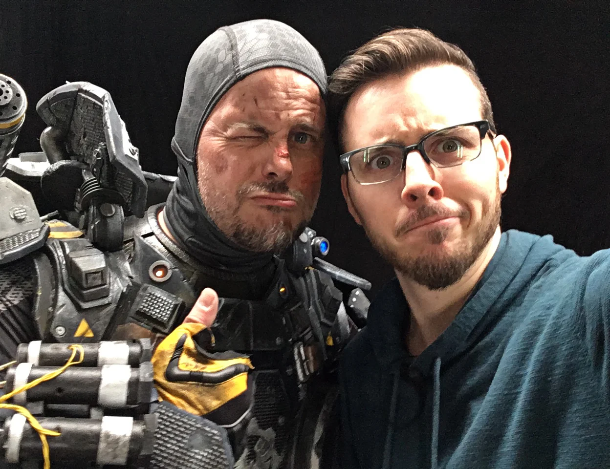 Side note ... I GOT TO MEET AND SHOOT MATTHIAS SCHWAIGHOFER !!! In case you were not aware, he is an amazing photographer/Photoshop artist with a sense of humor about as large as his talent. Speaking of talent, he MADE the armor he wore for the photo shoot. No big deal. Just kidding, it's a huge deal. That armor is cray.