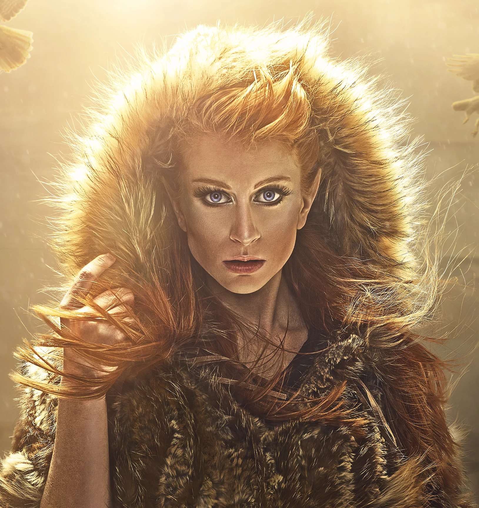The hair and makeup was done by the wildly talented Red Zizzamia