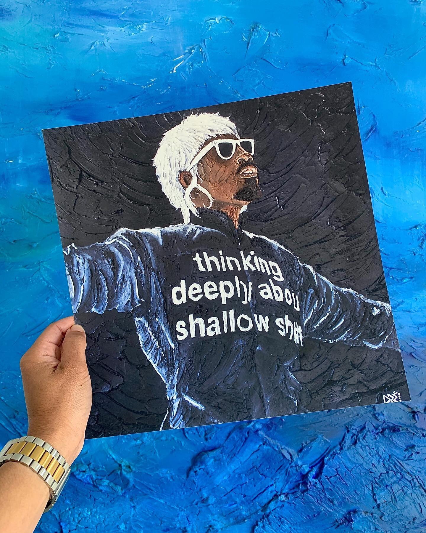 Ok y&rsquo;all, time for another giveaway! This 12x12 giclée print + a set of stickers can be yours if you can tell me&hellip; 
&bull;
What is the best Andre3000 bar/verse/16? 
&bull;
&bull;
To enter you must: 
1. Be following me
2. Comment copy/pas