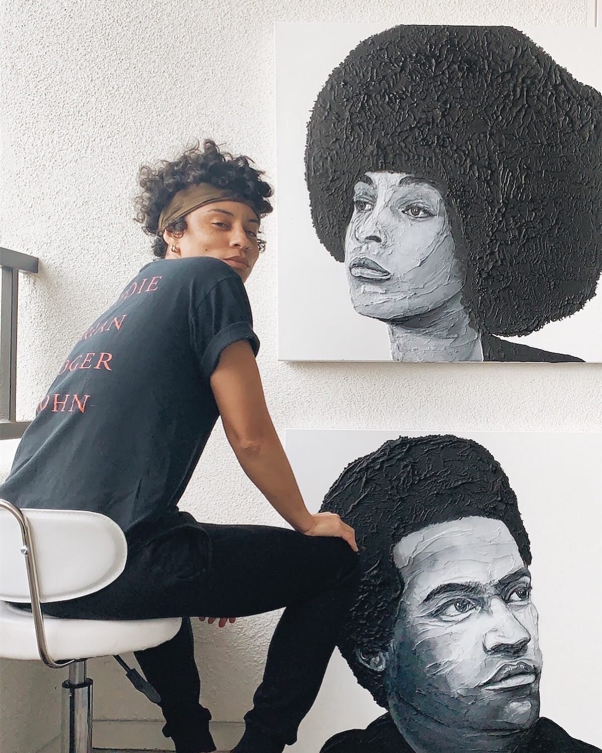 the revolution is being streamed... s/o to everyone pushing for change I love you ✊🏼✊🏽✊🏾✊🏿 #HueyPNewton #AngelaDavis #BPP