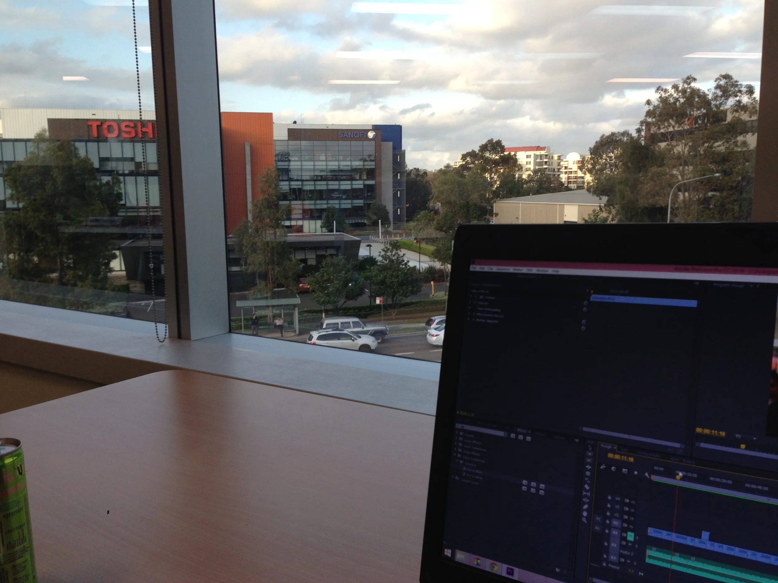 View from my edit spot