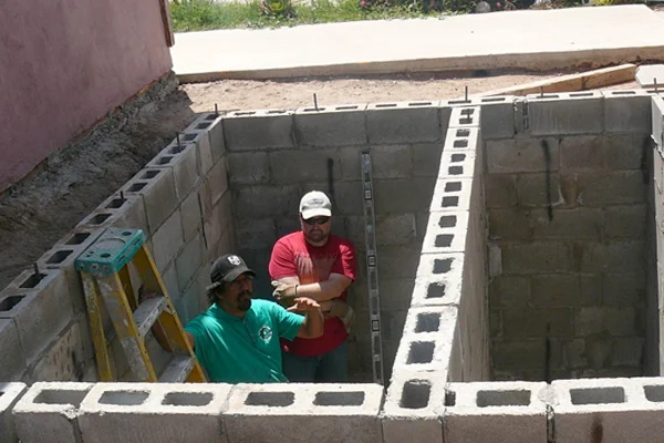 Serving at a battered women's shelter in Mexico