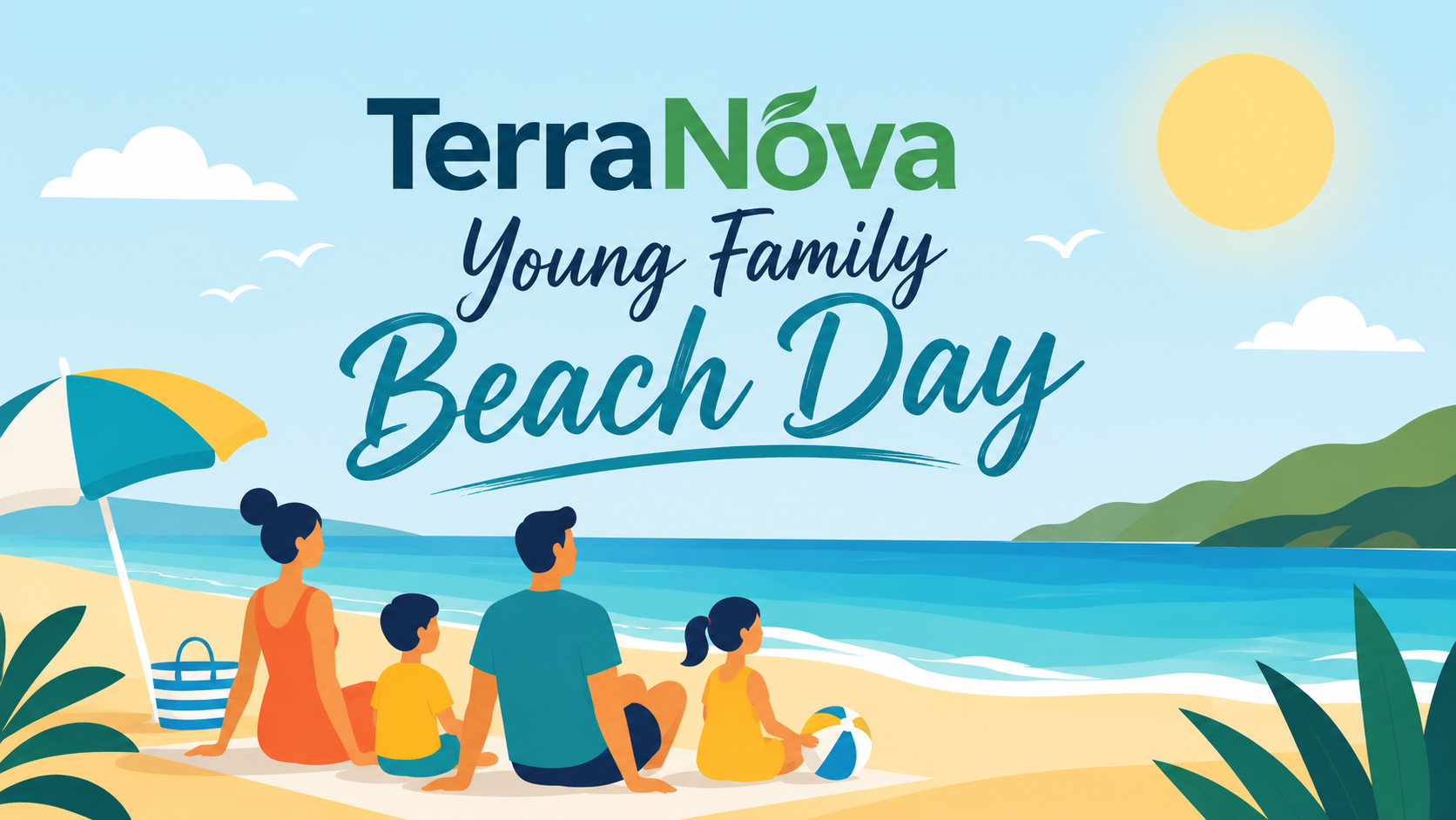 Young Family Beach Day