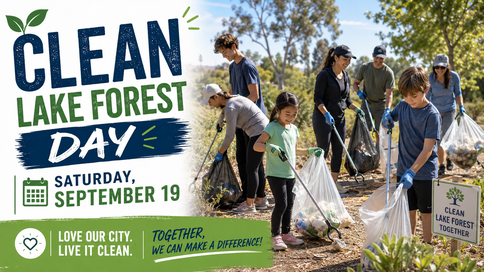 CLEAN LAKE FOREST DAY