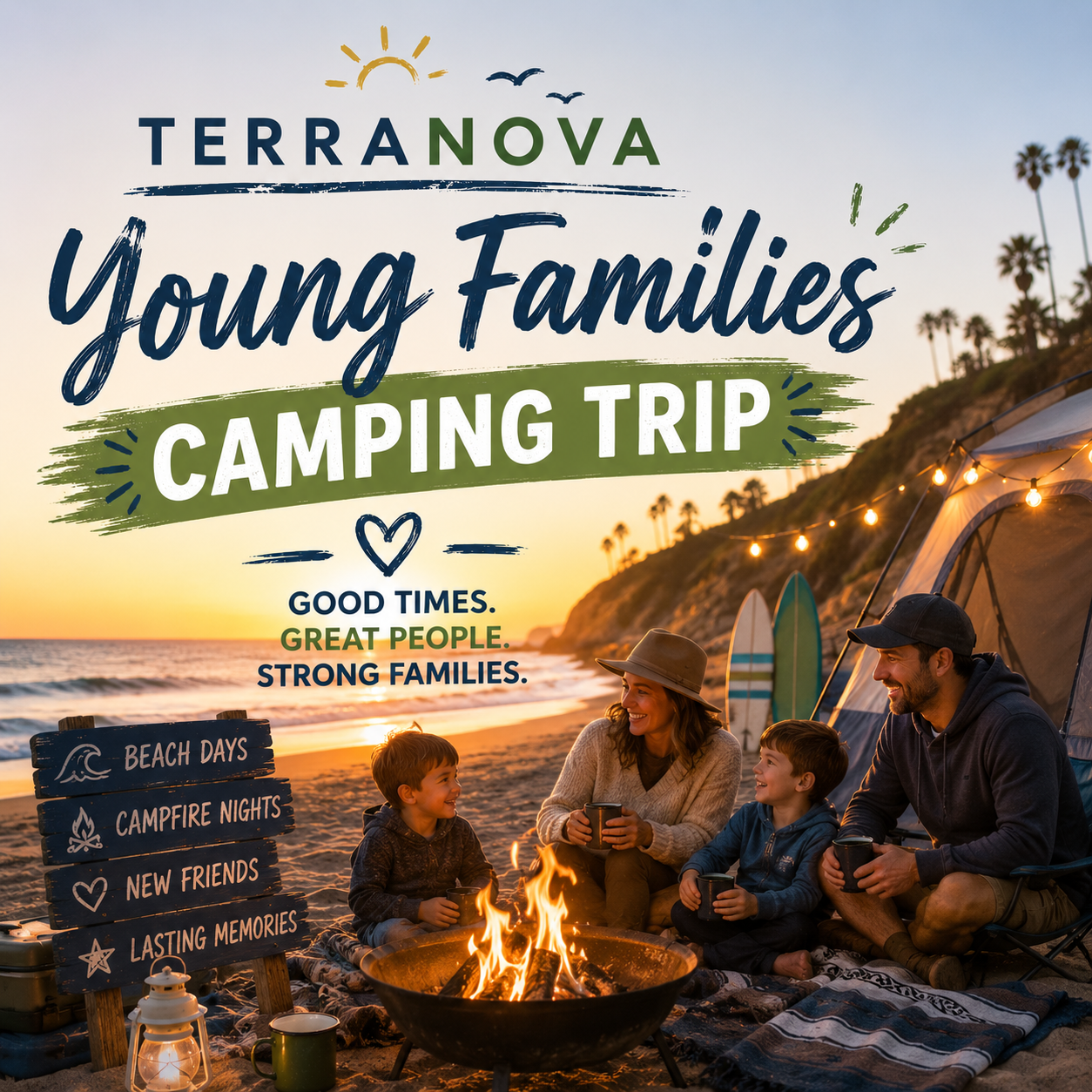 Young Families Camping Trip
