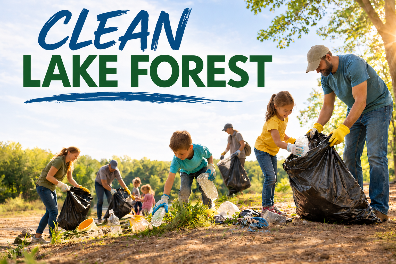 Clean Lake Forest