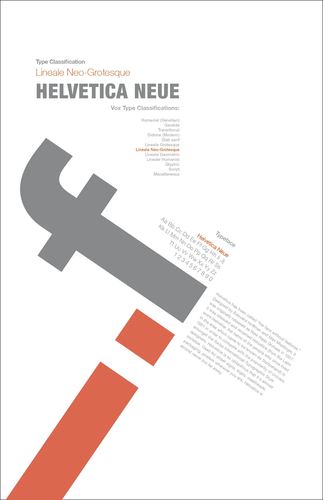 Typography: Helvetica Neue