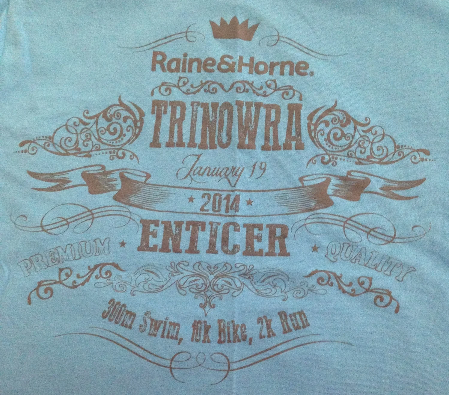 The t-shirt that I very proudly earned! 
