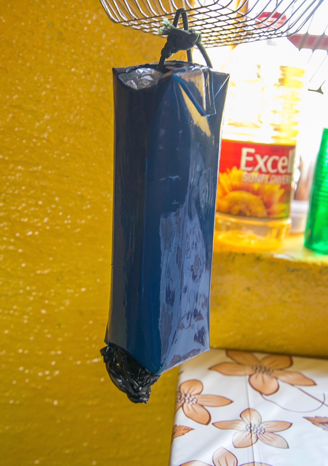 My Plastic Bag Storage! What I Used: A milk carton, knife, paint and paracord! Cost: Drank some milk..
