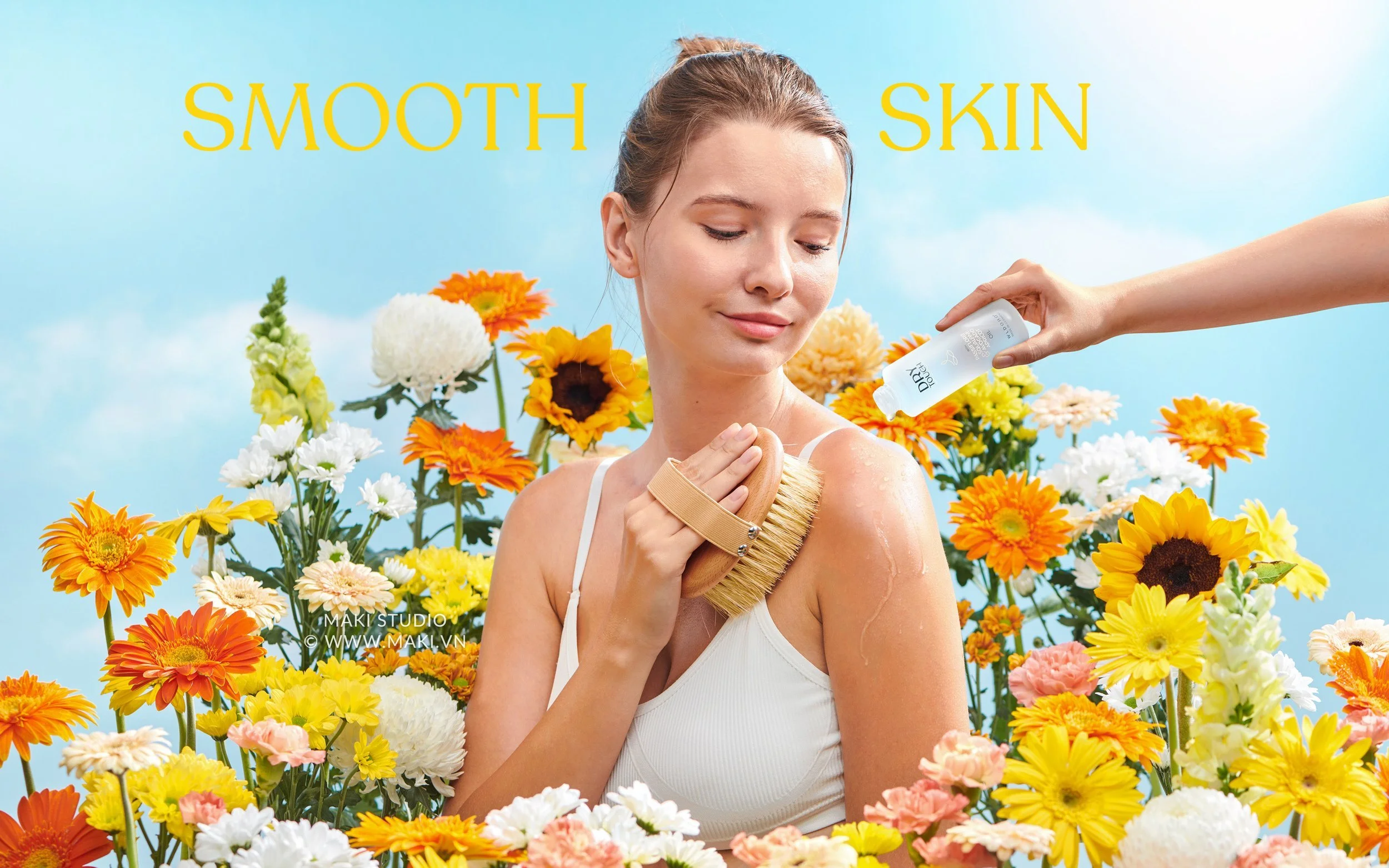 Ý tưởng chụp ảnh sản phẩm chăm sóc da 