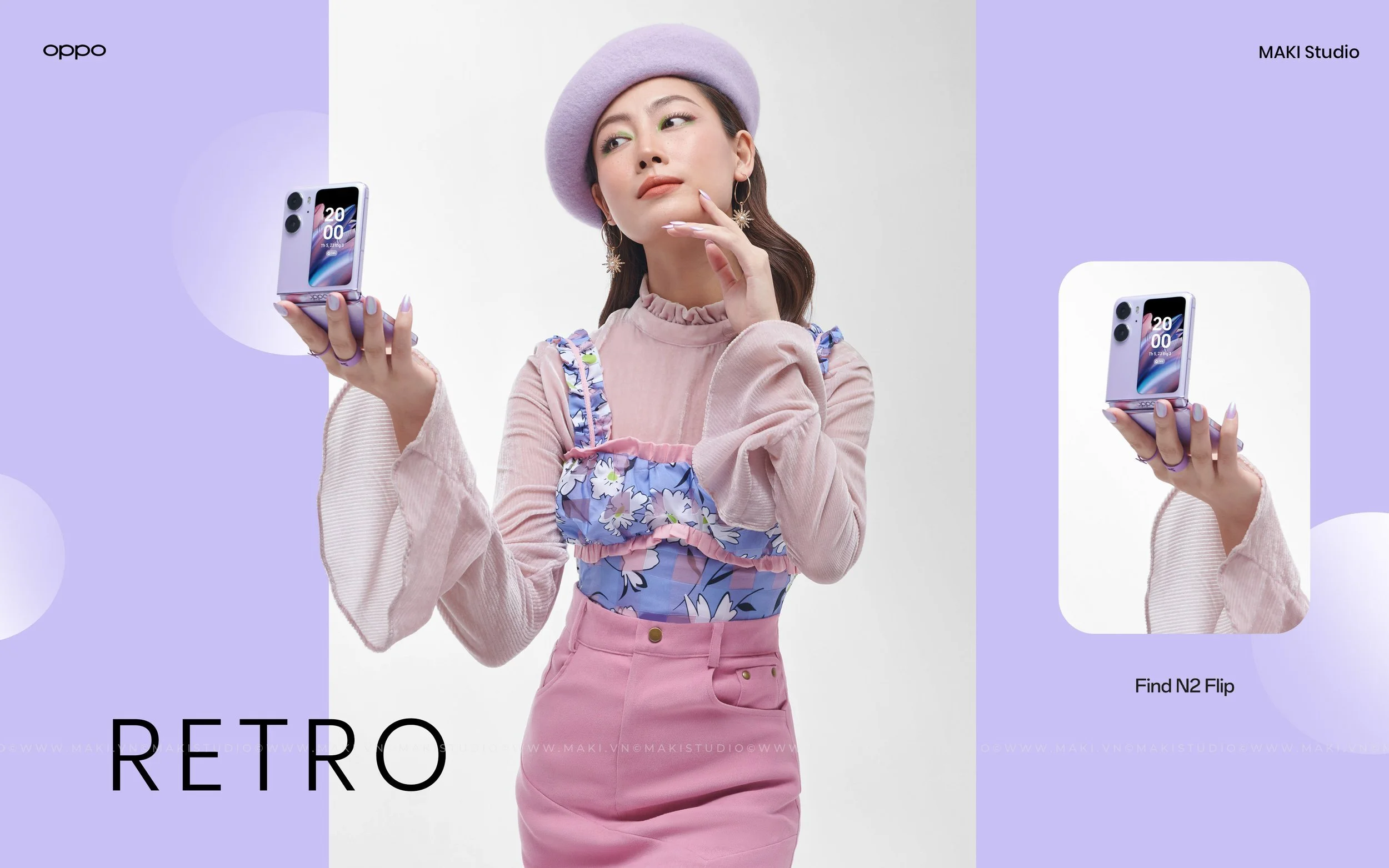 Phong cách cho các hình ảnh chụp sản phẩm với người mẫu