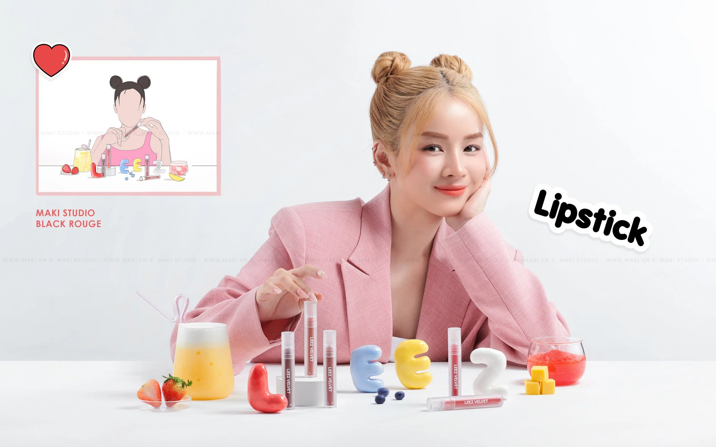 Phong cách cho các hình ảnh chụp sản phẩm với người mẫu