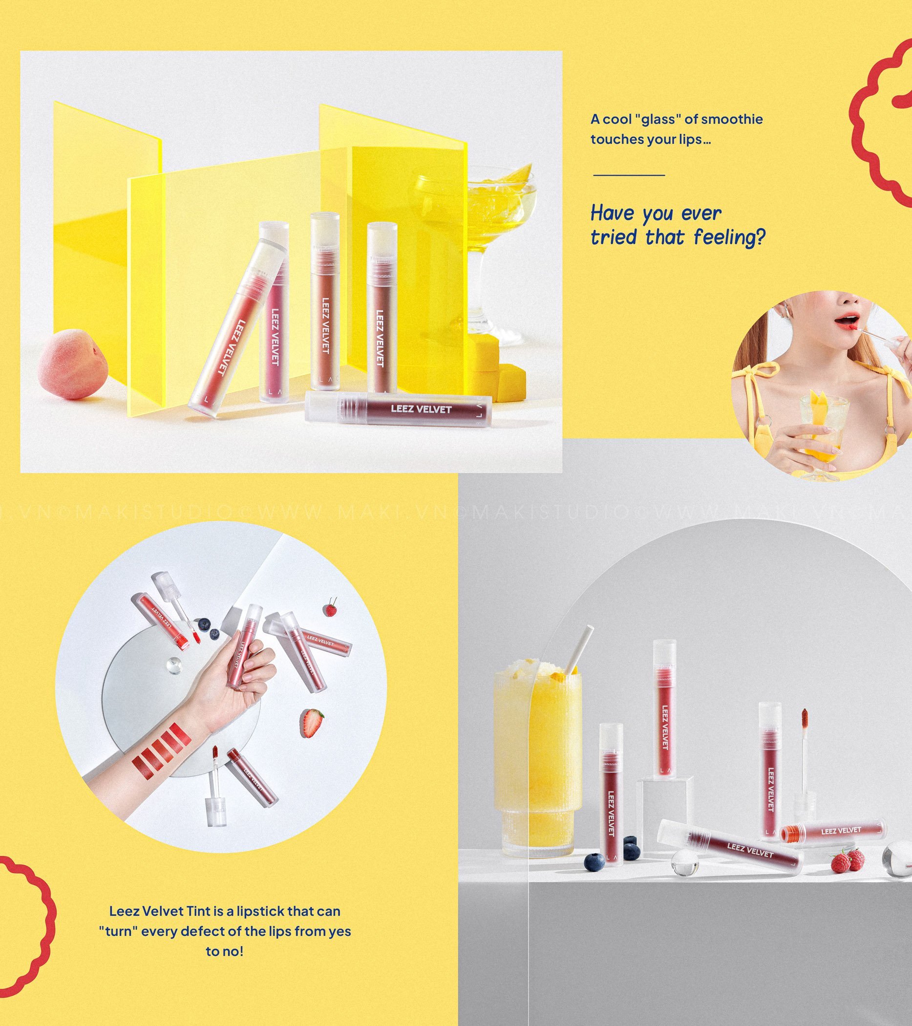 Ý tưởng chụp ảnh sản phẩm trên nền màu thú vị - sáng tạo