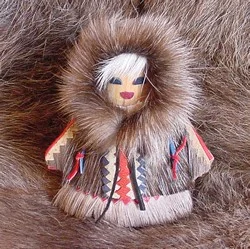 #TX 180003 Reindeer Girl Doll - Made in Russia Donation $25