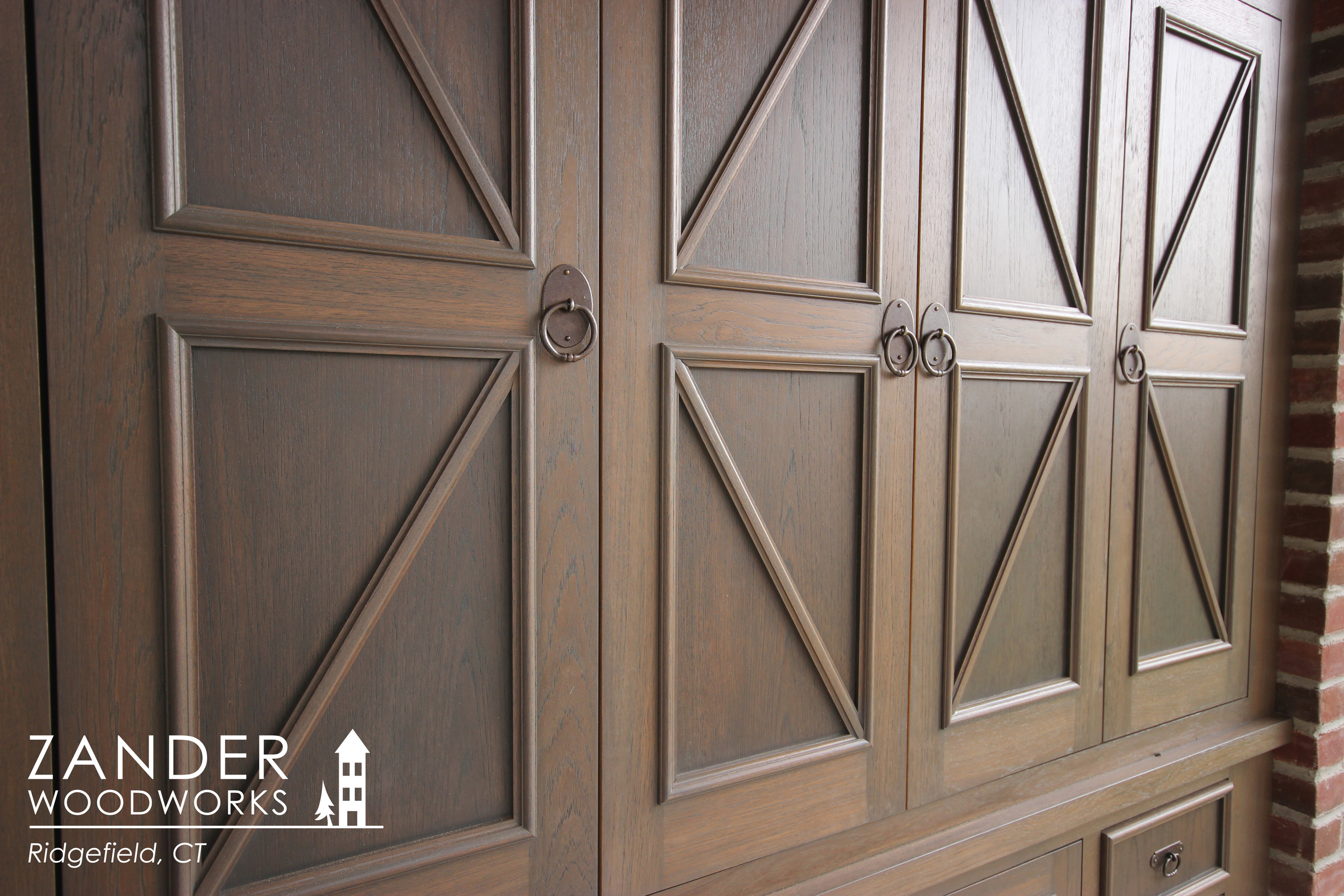Teak kitchen detail
