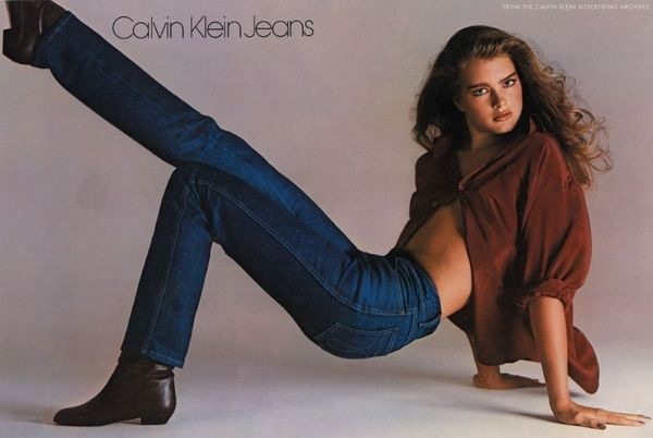 Brooke back in Calvin Klein days