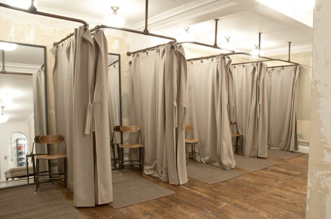 Rag & Bone Fitting Rooms, Photo Courtesy Of Pinterest