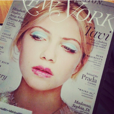 Tavi on the cover of NY Mag