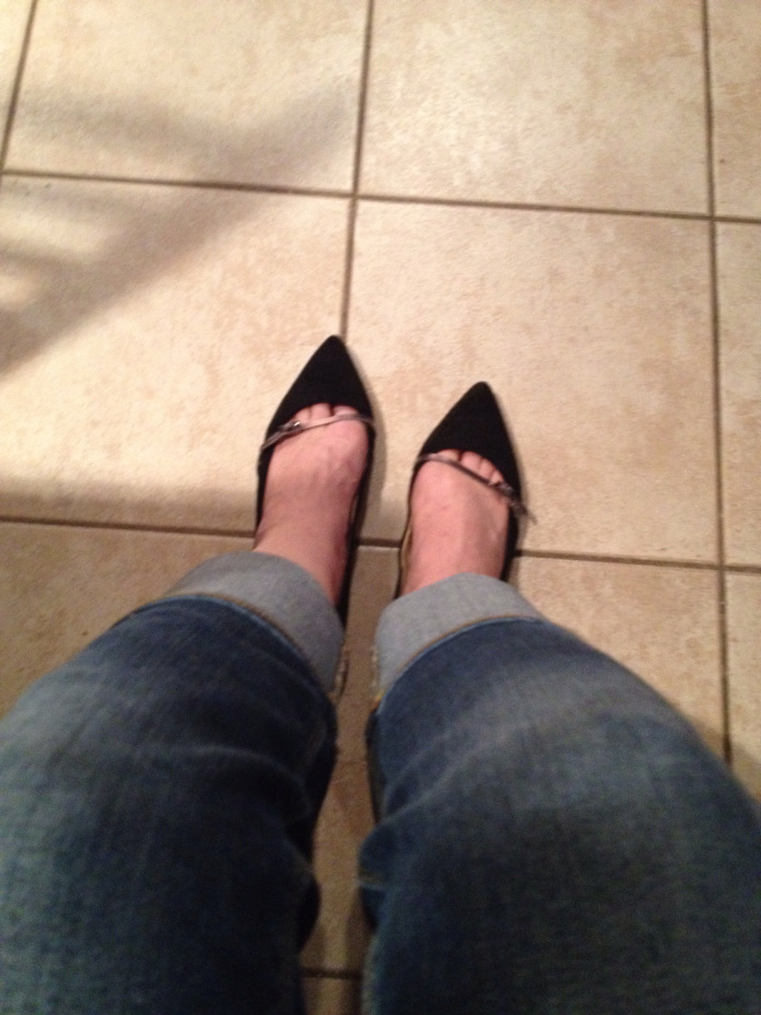 The new shoes I couldn't wear