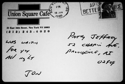 Postcard evidence. PS - I save everything.