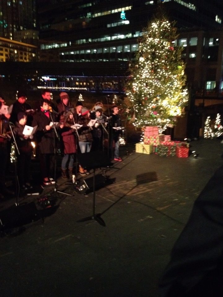 Carolers at the 2013 Christmas Water Fire. This year, you'll find a Santa's Village, food and toy drives to benefit the Rescue Mission, a Christmas themed arts festival and local choir groups.