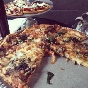 Pizzas from the Duck & Bunny on Wickenden