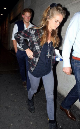 Prince Harry's ex Cressida Bonas, wearing a Scrunchie (Photo from ravishingtheroyals.tumblr.com)