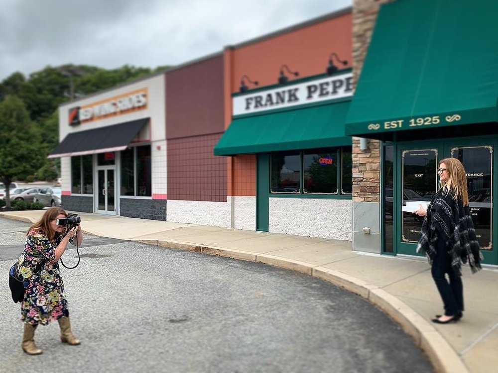 Capturing images for Patty J’s collaboration with Frank Pepe in Warwick, RI last fall