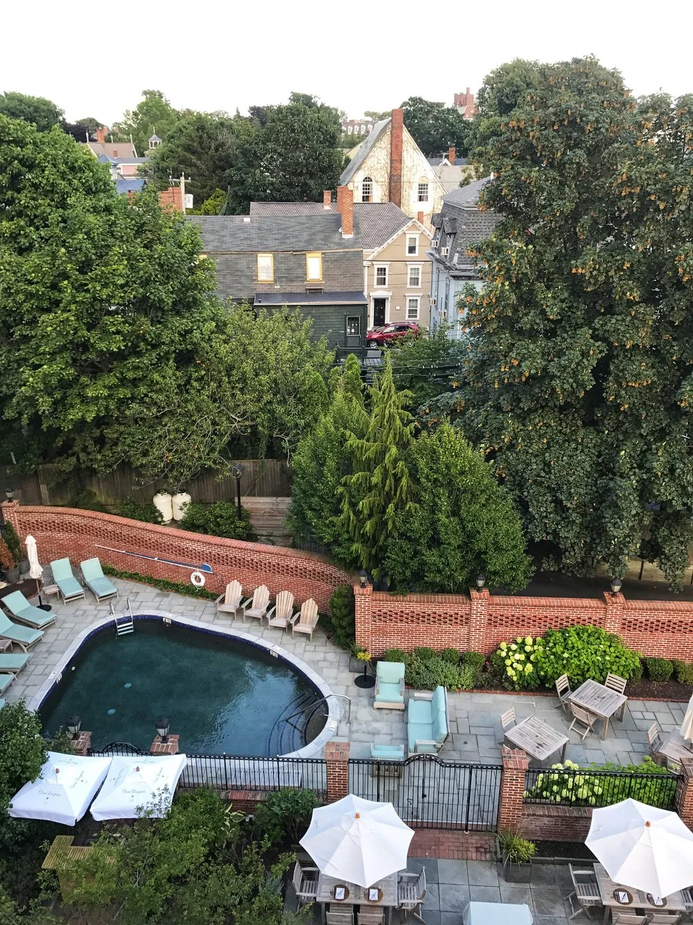 View Of The Courtyard And Pool At The Vanderbilt Grace
