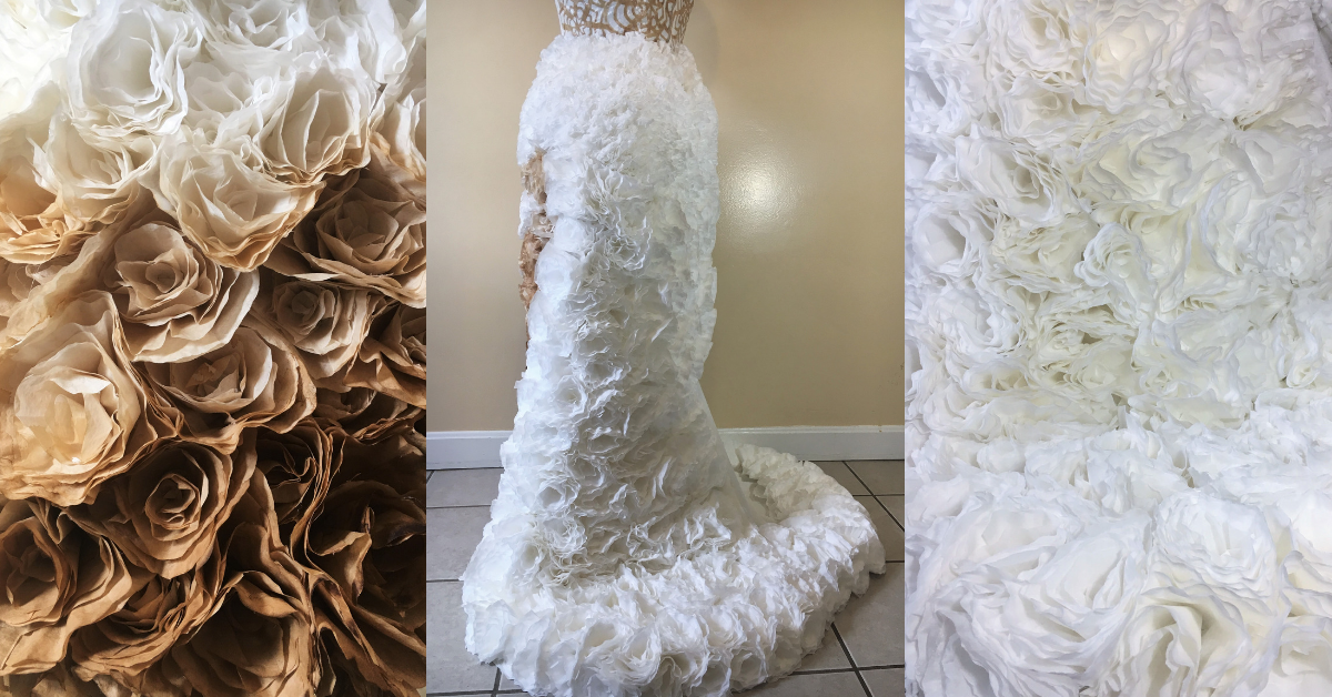 The Coffee Dress is currently on display in Portsmouth, New Hampshire at the 100 Market Gallery for their Winter Fiber Exhibition.