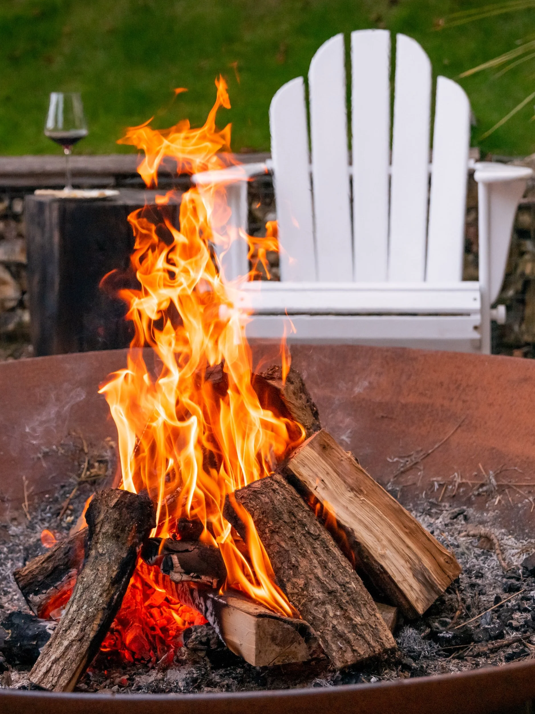 The Fire Pits At This Portsmouth Vineyard Are A Fab Spot For Wintertime Sips