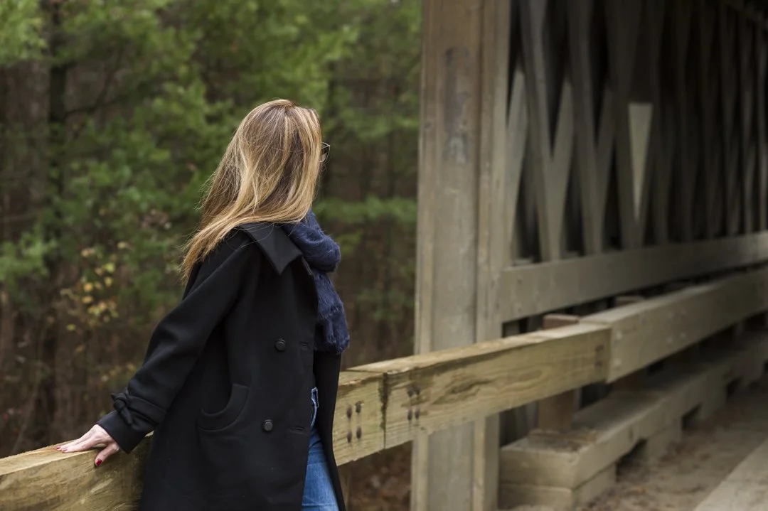 Rhode Island's Only Covered Bridge Is Just The Best Spot For Fall Photos