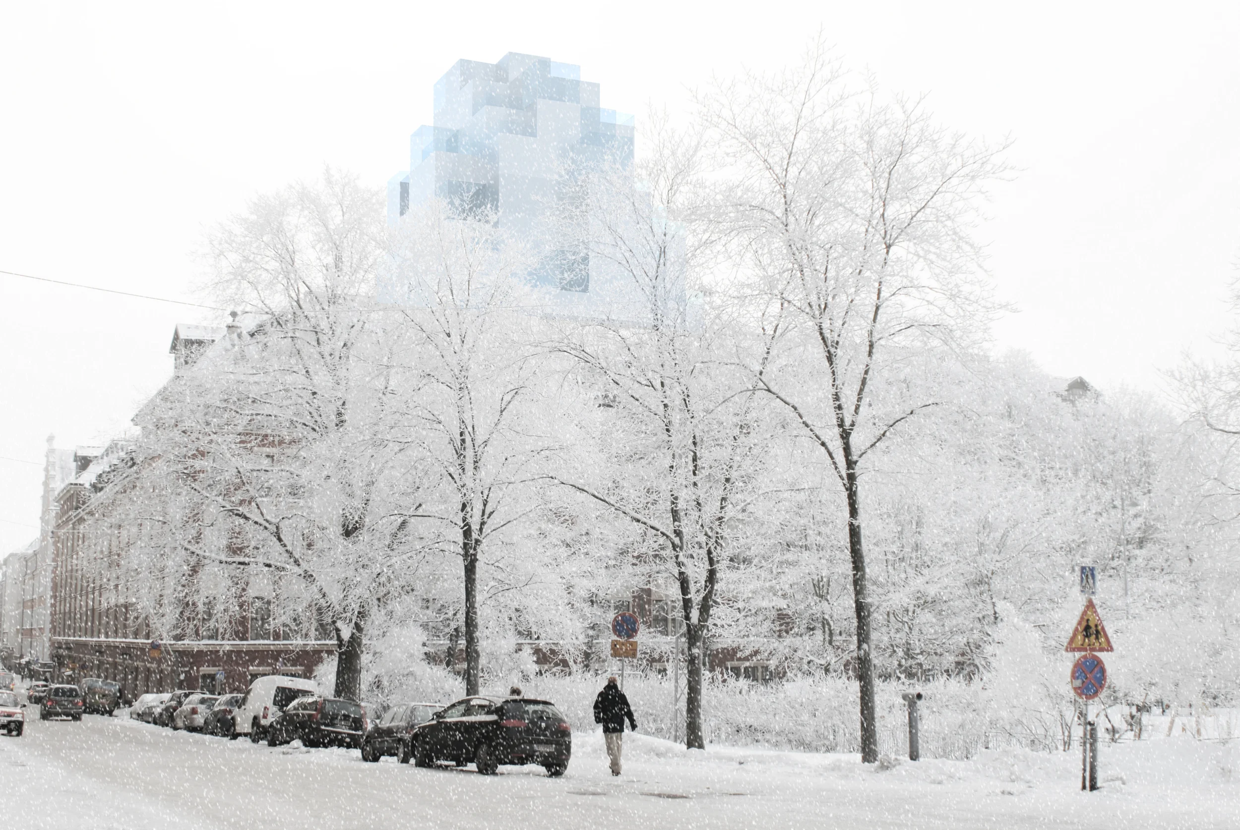Cloud City, Helsinki, Finland (unrealized residential project, rendering: ALA Architects)
