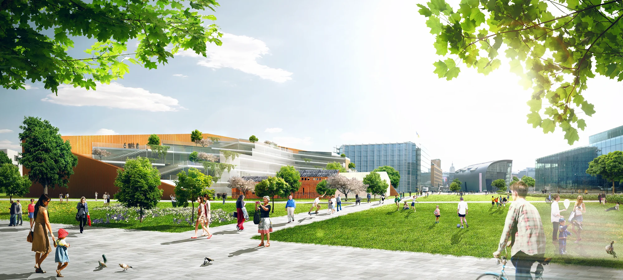 Katariina Sewón and Salla Hoppu: proposal for Helsinki Central Library, 2012