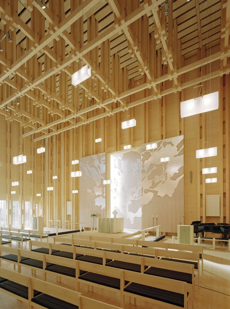 JKMM architects: Viikki church. (c) Jussi Tiainen