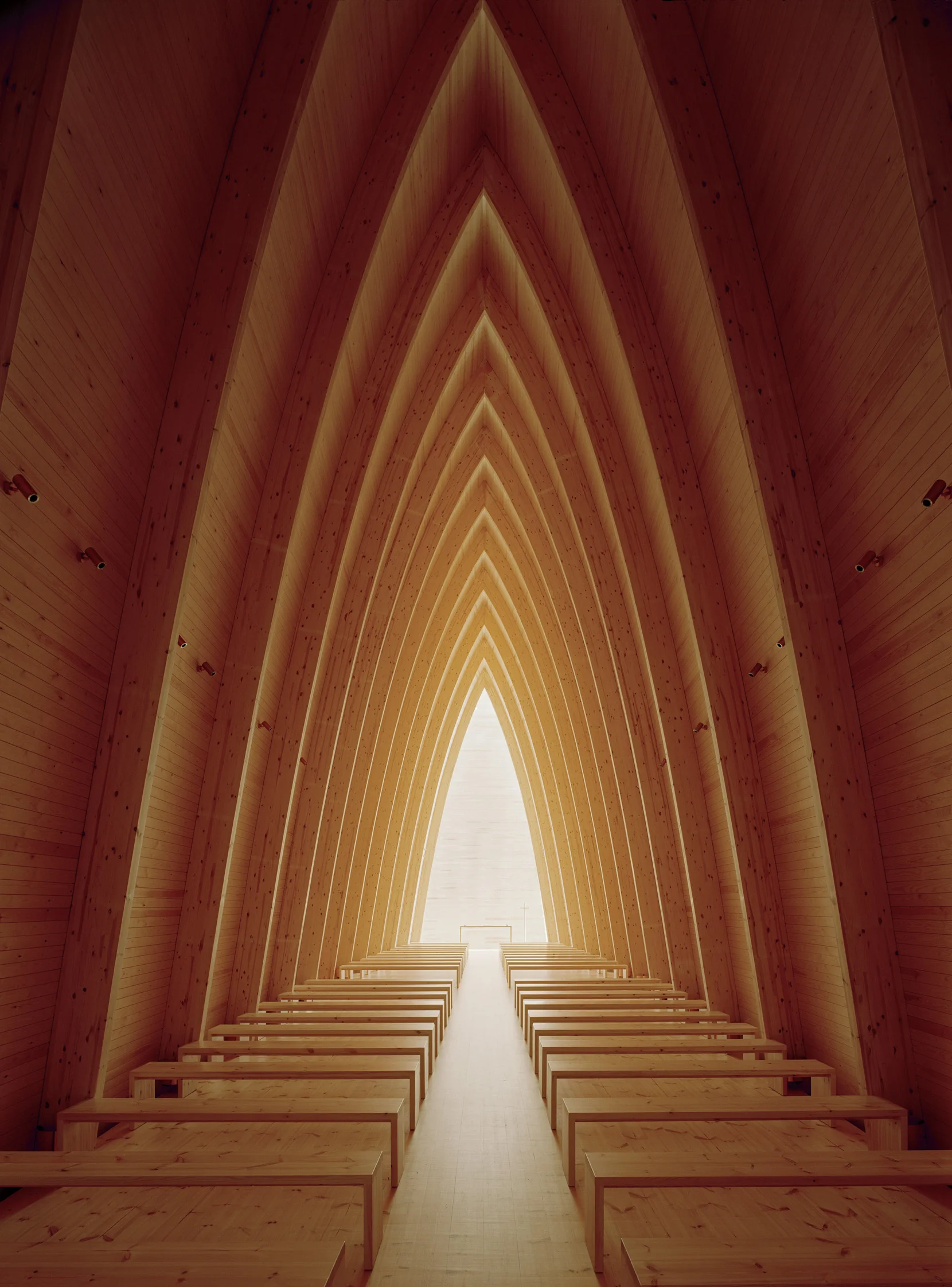 Sanaksenaho Architects: Turku Ecumenical Art Chapel designed 1996-99, built 2005. Photo: Jussi Tiainen