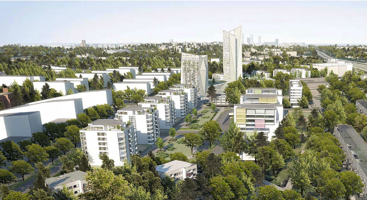 Plan for high-rise buildings in Espoo, Finland. Image: City of Espoo