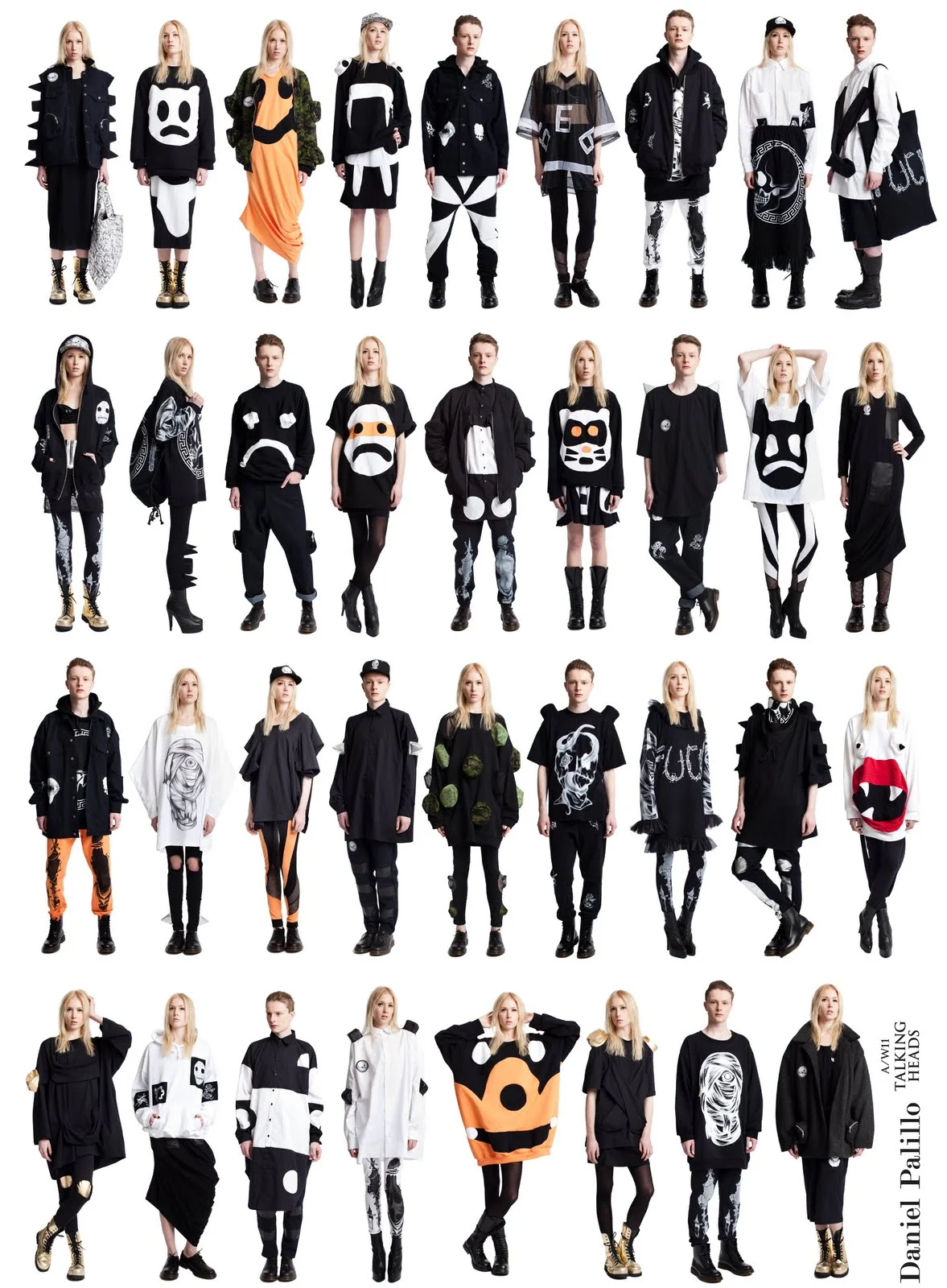 Daniel Palillo: Talking Heads Collection, A/W 2011.