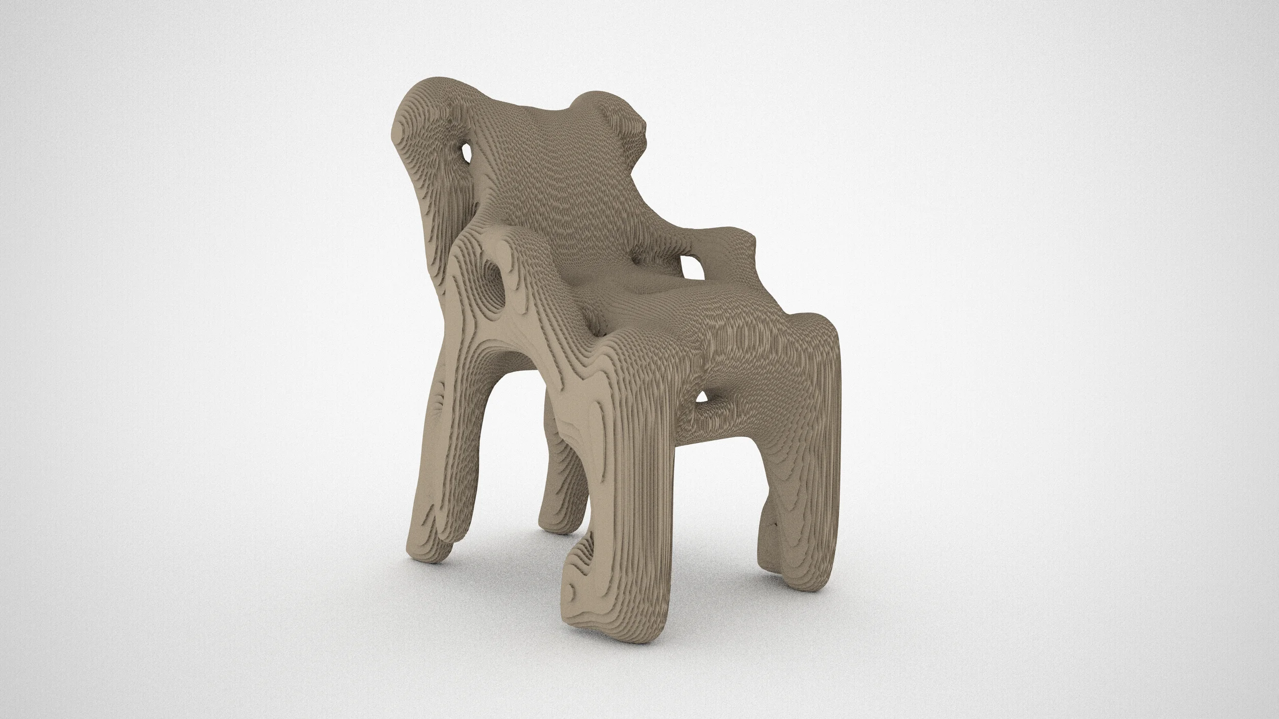 Teemu Seppänen: Mygenchair, experimental design application for generating chairs by an adaptation of the eigenface algorithm over a database of 25 classic chairs, 2012.