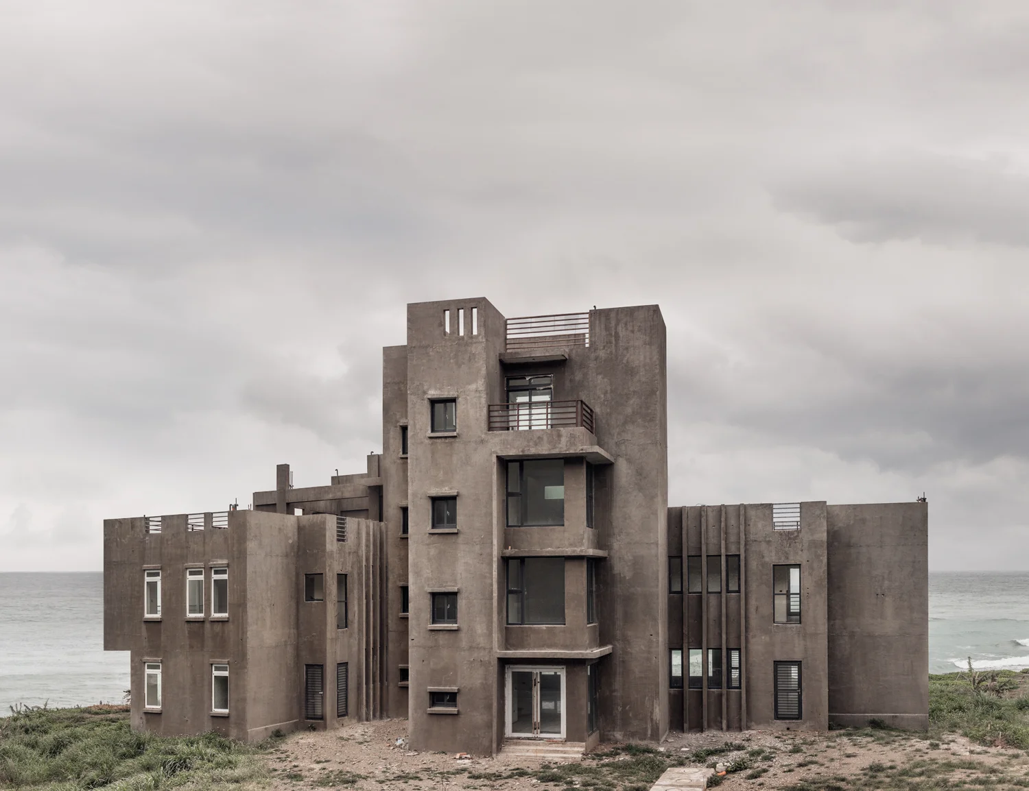 Pekka Niittyvirta: Untitled (Concrete House), 2013. 100x130cm framed inkjet print. From the series Monsters, Dark Mills & Angels.