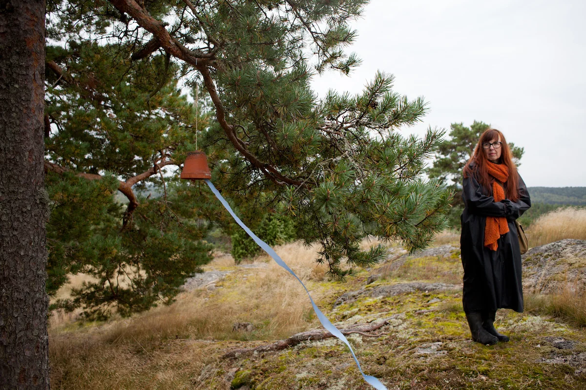 Simo & Tuike Alitalo, Wind Farm , 2012. Listening walk and installation.