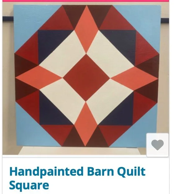 FEATURED ITEM!
WCHS's 3rd Annual Online Yard Sale
Ends Friday, May 12 at 4:30pm
https://www.32auctions.com/WCHS-YSF2023
________________________
Sue Edwards, the 'Barn Quilt Lady', has joined WCHS and is sharing her passion for barn quilts with us in