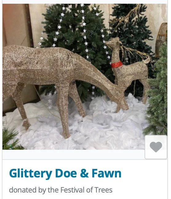 FEATURED ITEM!
WCHS's 3rd Annual Online Yard Sale
Ends Friday, May 12 at 4:30pm
https://www.32auctions.com/WCHS-YSF2023
________________________
If you've been to WCHS's Festival of Trees the last couple of years, you're sure to have appreciated this